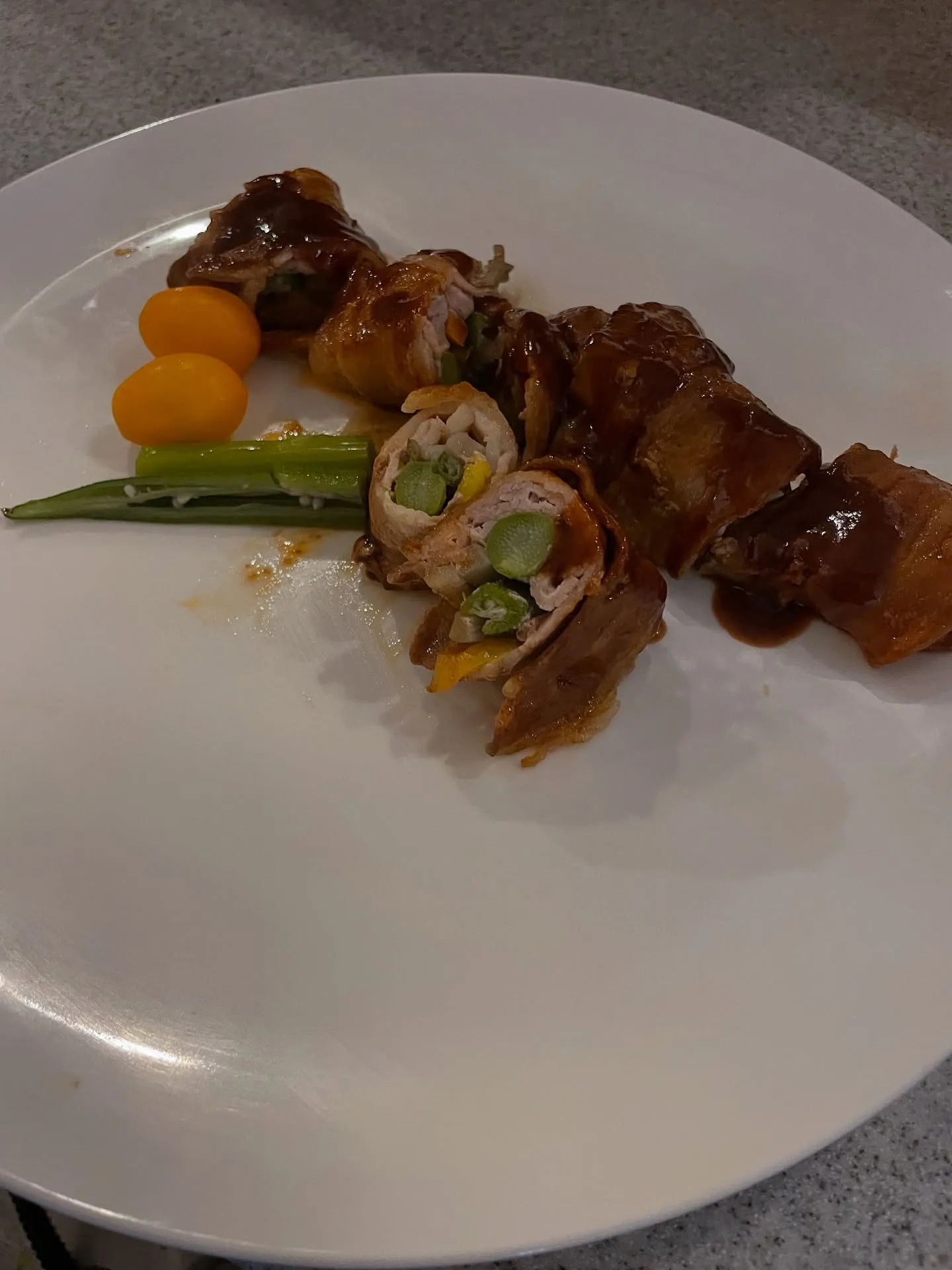 夏野菜肉巻き