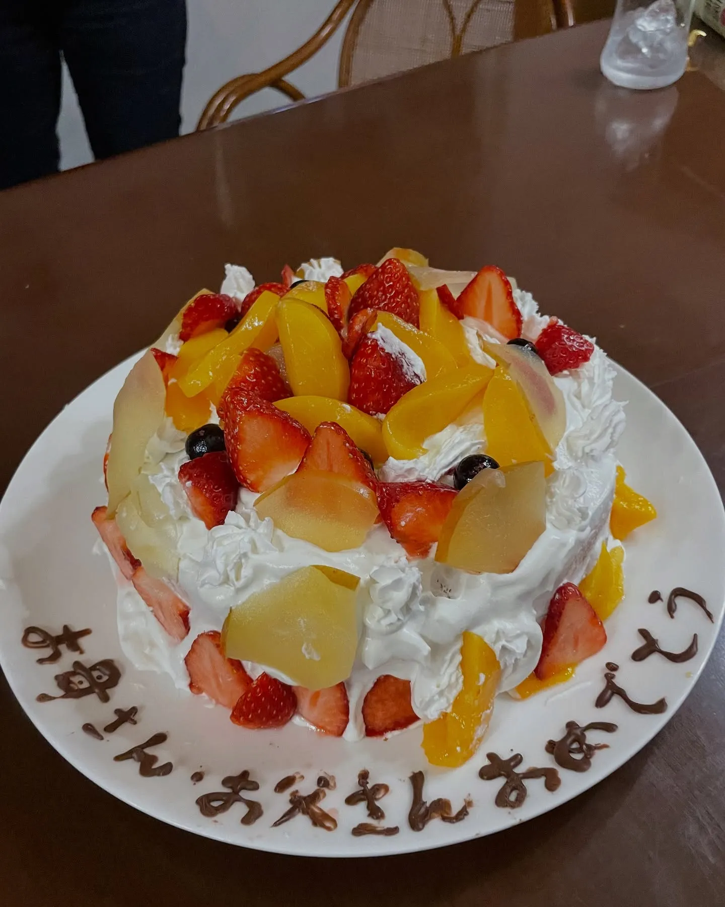 みんなで作った手作りケーキ